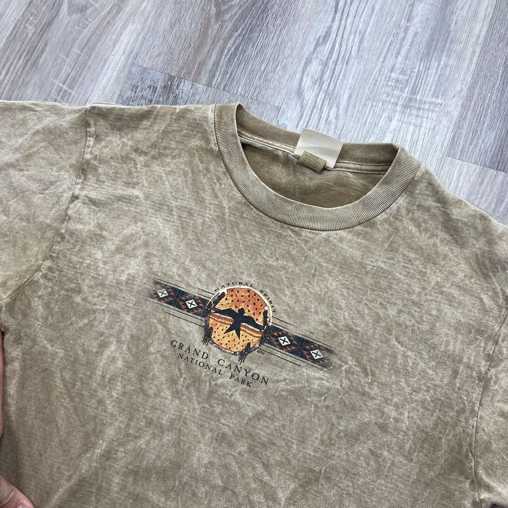 Vintage Grand Canyon T-Shirt Aztec Tribal Fred Harvey Mens‎ Large Single Stitch